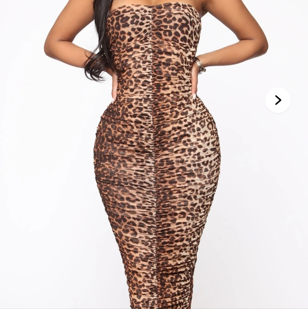Ruched Midi Dress